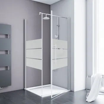 900x900 mm, 1920 mm, Alu-Natur, Depoli Light, versiegelt