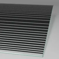 Glasart /-dekor: Querstreifen schwarz